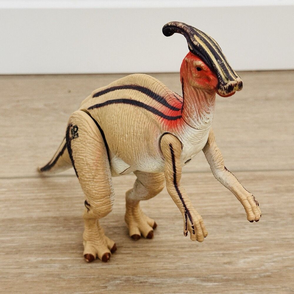 Vintage Mattel 1997 Parasaurolophus Jurassic World Dinosaur Action Figure